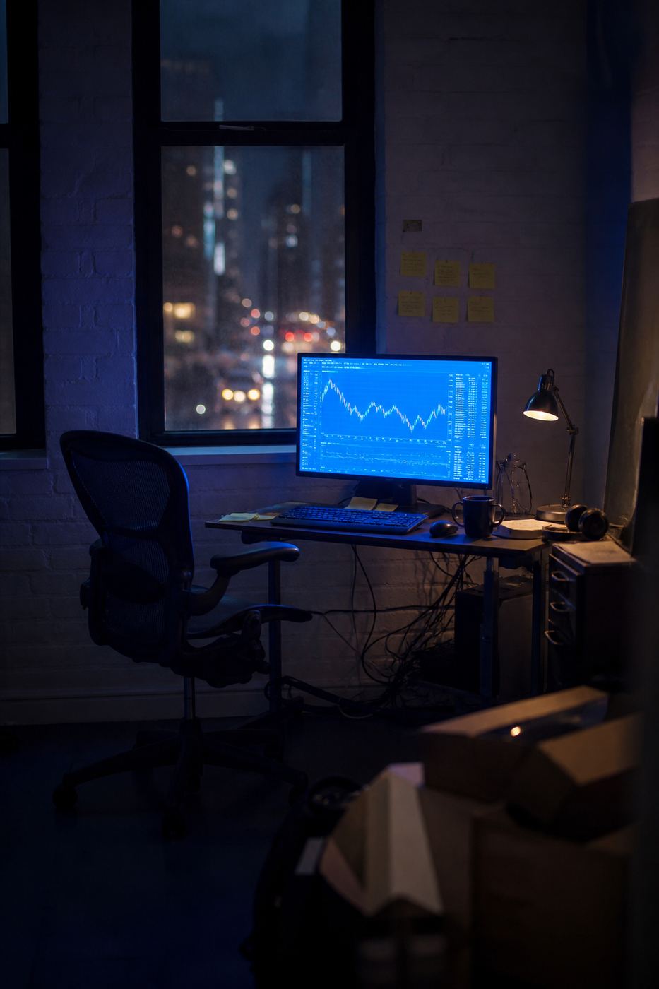 Early CryptoLand trading desk