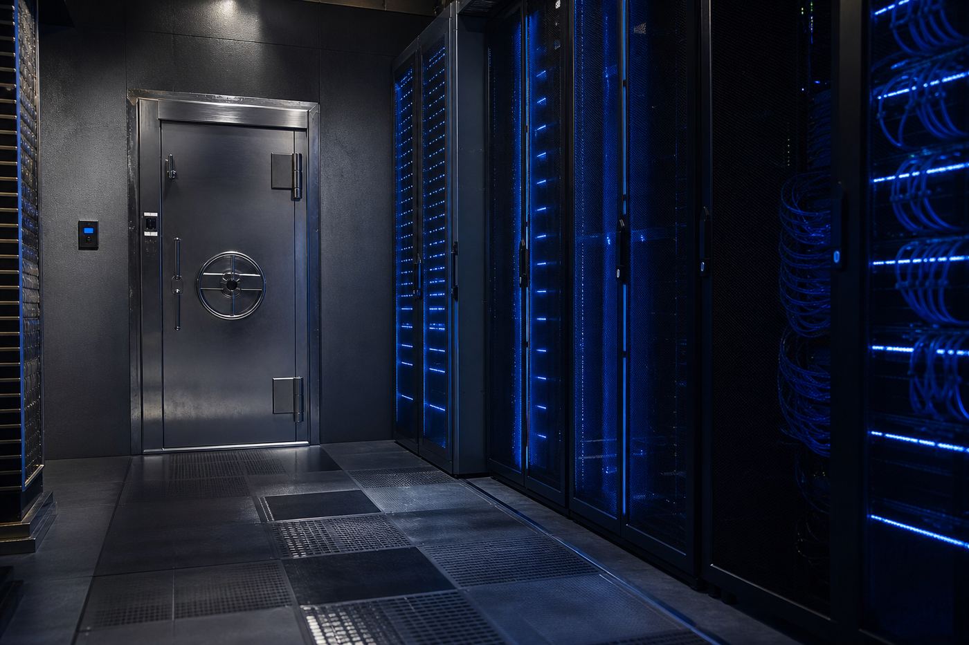 Secure server room and vault